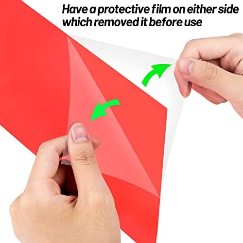 Pejzažni svjetlosni Filter, 18 komada crveno zeleni Božićni gel svjetlosni Filter, obojeni prekrivači korekcijski prozirni Film plastični listovi za Led svjetlo ili čitanje, 11,7 x 8,5 inča