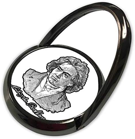 3Droza Carsten Reisinger - Ilustracije - Ludwig Van Beethoven Potpis portreta - Telefonski prsten