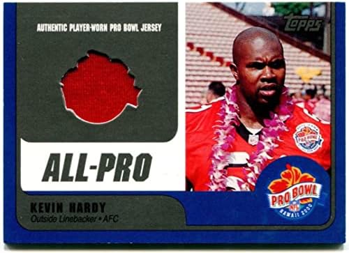 Kevin Hardy Topps Sve pro autentične igre istrošeni dres - nepotpisana NFL igra rabljeni dresovi