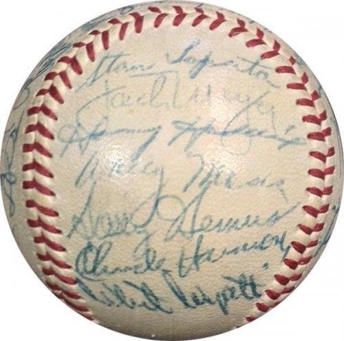 1957. Philadelphia Phillies TEAM potpisao NL Giles Baseball 30 Autos Ashburn Coa - AUTOGREM BASEBALLS