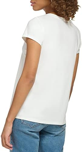 Calvin Klein ženski svakodnevni pamučni dres kratki rukav CK Shadow Logo T Shirt