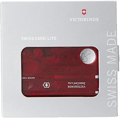 Victorinox SwissCard, Lite Rubin Transparentan