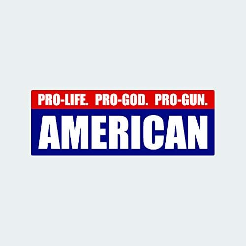 FAFGHIX PRO LIFE PRO god pro pištolj Američka naljepnica naljepnica Samoljepljiva konzervativna kršćanska