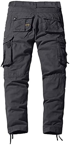 Muške planinarske pantalone zatvarajući lagane brzih teretnih hlača Casual Loose Fit Stretch vanjskim prozračnim