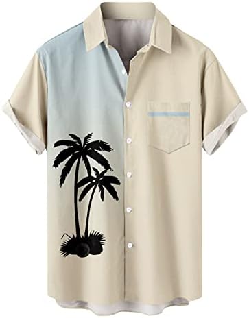 Muške cvjetne majice s kratkim rukavima dolje majica Brze suho rever Soft Comfort majice za muškarce