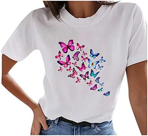 Najpopularnija majica za teen djevojke MAN Fall ljeto kratki rukav odjeća za odasvu grafički grafički ručak