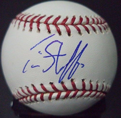Tim Stauffer San Diego Padres potpisan je autogramirani romlb bejzbol w / coa - autogramirani bejzbol