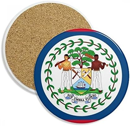 Belize Zastava Sjeverna Amerika Country Coaster Šolja Šolja Za Zaštitu Stola Upijajući Kamen