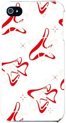 Druga koža Mhak Spacer bijeli x crveni za iPhone 4S / AU AAPI4S-PCCL-298-Y373