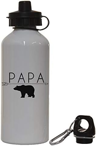 Lindinovi pokloni Papa medvjed bijeli aluminijum 14oz boca vode