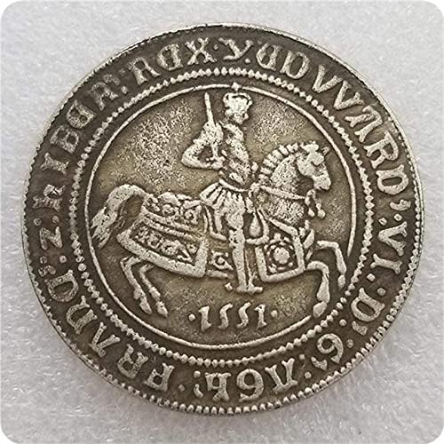 Starinski zanati Britanski 1551 Komemorativni novčić sa novcem Srebrni dolar 1941