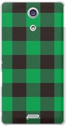 Drugi kožni Buffalo Provjerite zeleni dizajn vlagom / za Xperia A SO-04e / Docomo DSO04E-PCCL-277-Y309