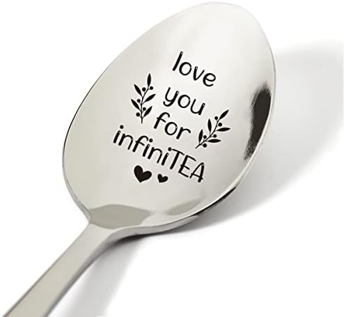 Ljubitelji čaja Ideje, volite vas za infinitea kašika ugraviranog nehrđajućeg čelika prisutna, novost kašika