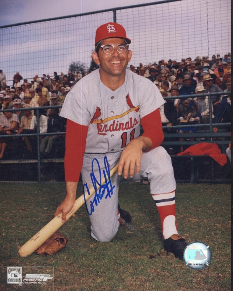 Cookie Rojas st. Louis Cardinals potpisali su autogramirani 8x10 fotografija w / coa