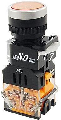 24V indikator lampica lampica samo zaključaj Oranpush dugme 22mm 1 N / O 1 N / C