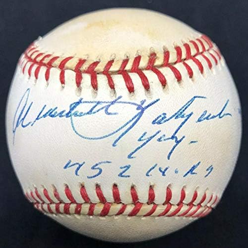 Carl Michael Yastrzemski puno ime 452 HRS YAZ nadimak potpisan bejzbol PSA - autogramirani bejzbol