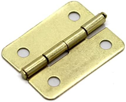 BHVXW Zlatni mali šarki, mini sklopivi mini DIY HANDICRAFT Woodwork Model Hardware Učvršćivanje