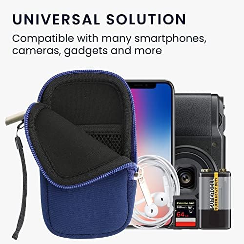 kwmobile neoprenska torbica za telefon veličina XS - 3,5/4 - univerzalna mobilna torba sa rukavom sa patentnim