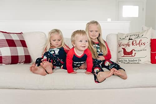 IFFEI Božić pidžama za obitelj s print Top i hlače Jammies Sleepwear odgovarajući PJ setove