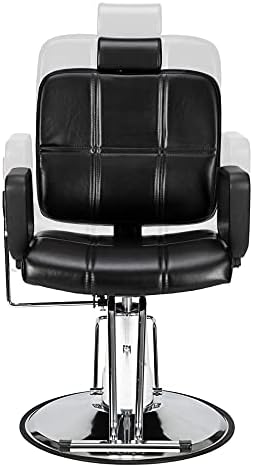 Sbsnh Barber stolica nagnuta frizura ženska stolica frizerska stolica Crna