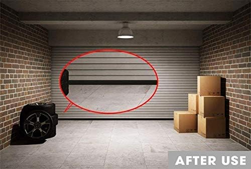 20FT univerzalna garažna vrata donje zaptivača za brtvu za prag, DIY Vremenska usmjerena zamjena vremena