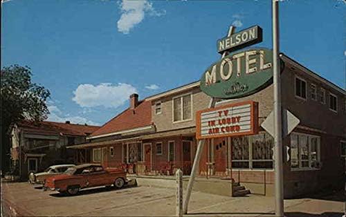 Nelson Motel Elko, Nevada NV originalna Vintage razglednica
