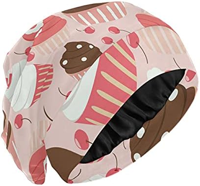 Kapa s lubanjem za spavanje Radni šešir Bonnet Beanies za žene Torte Rođendan Slatka kapa za spavanje Radni