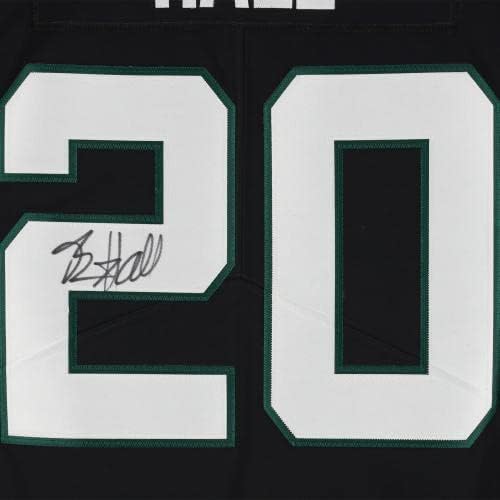 Uokvirena Breece Hall New York Jets Autografirani Black Nike Limited Jersey - autogramirani pogonski dresovi