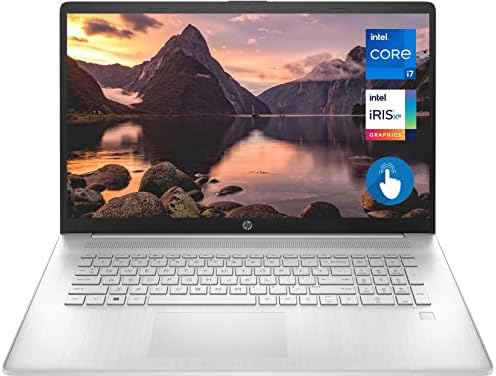HP 17 Laptop, 17.3 HD+ ekran osetljiv na dodir, Intel i7-1255u procesor 12. generacije, 64GB DDR4 RAM,2TB