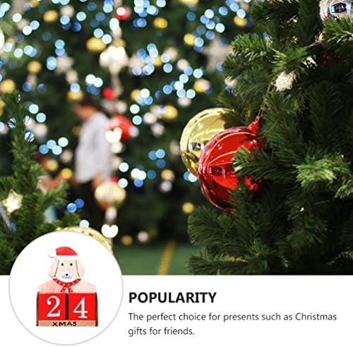 BESPORTBLE Božić odbrojavanje kalendar Kalendar dodatna oprema Party kalendar poklon Supply 5.89X4. 52X2.