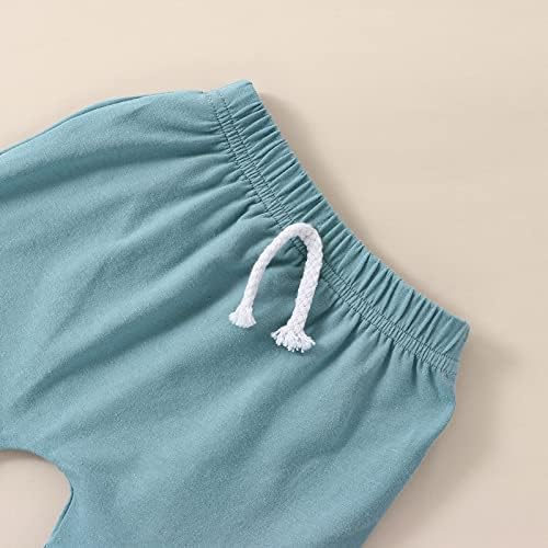 Lzcyilanxiulsl toddler baby boy ljetna odjeća kratki rukav prugaste masline gornje i casual kratke hlače