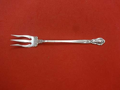 Chantilly By Gorham Sterling Silver Pickle Fork 3-tine w / Applied Lacing 5 3/4