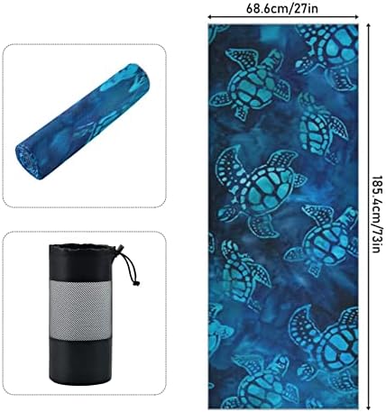 Pokrivač pokrivača augenstern joga-plavo-morska kornjača Yoga ručnik joga mat ručnik