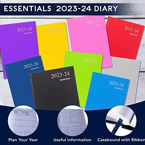 Collins Essentials Academic 2023-24 A4 dana do stranice Srednji dan dnevnički plan, fakultet ili univerzitetski