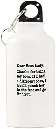 Vinmea Funny nehrđajuća čelika Sportska boca za vodu Draga Boss dama, hvala što si moj sportski boca izolirana