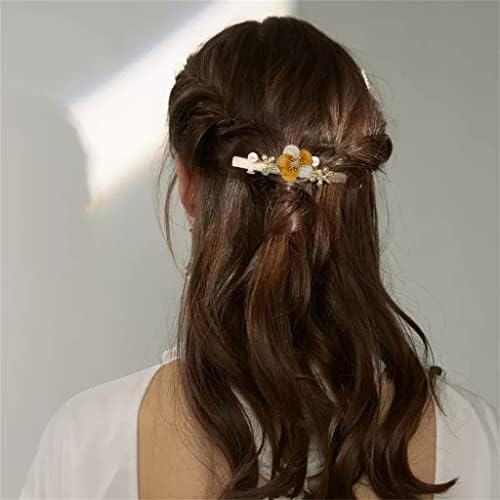 LMMDDP ženska kopča za kosu jesen i zimska ručno rađena mreža sa cvijećem za kosu za kosu za kosu opruga