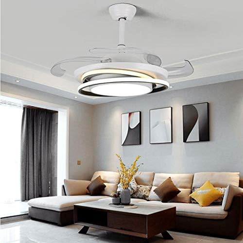 CUTYZ stropni ventilatori sa lampicama, ventilatore Moderni nevidljivi ventilatorski ventilator PC LED ventilatori