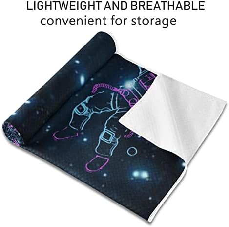 Pokrivač sa astronaut-galaxy-plavo-nebo yoga ručnik joga mat ručnik