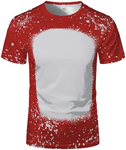 Majice za muškarce američke veličine velika prazna prilagođena majica sa sublimacijom prenosa toplote kratke