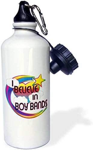 3Droze dječački bendovi slatki vjernički dizajn sportski boca za vodu, 21oz, višebojni