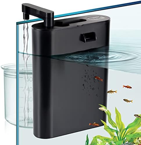 Hygger 3 u 1 Filter za akvarijum, 60gph filter za energiju akvarijuma za promenu vode, filtraciju i uređenje