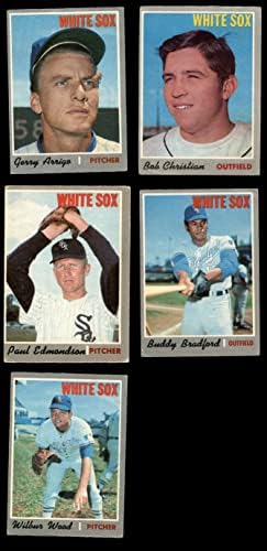 1970 O-pee-chee Chicago White Sox u blizini Team Set Chicago White Sox Ex White Sox