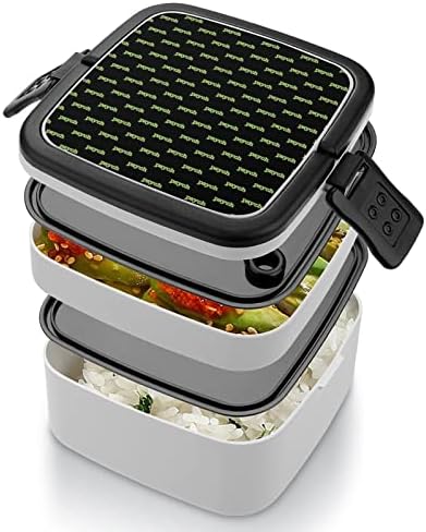 Psihi dizajn ručak kutija prijenosni dvoslojni bento kutija Veliki kapacitet za ručak kontejner za hranu