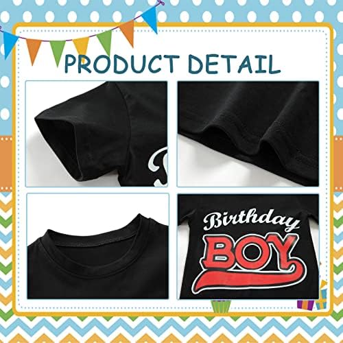 Rođendanska majica za malu djecu odjeća za dječake 2T 3rd 4th 5 godina 6th grafički Tee dečiji poklon posada