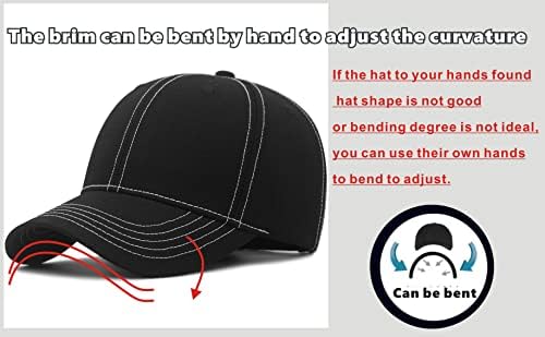 MUNULA Oversize bejzbol kapa XXL veliki šeširi za muškarce veliki modni šeširi Tata šešir podesiv 23.6-26.8