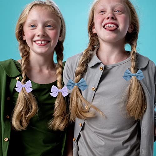 8 pakovanje male luk za kosu Little Girl Barretttes Frizerski pribor za kosu za žene Djevojke pletenice
