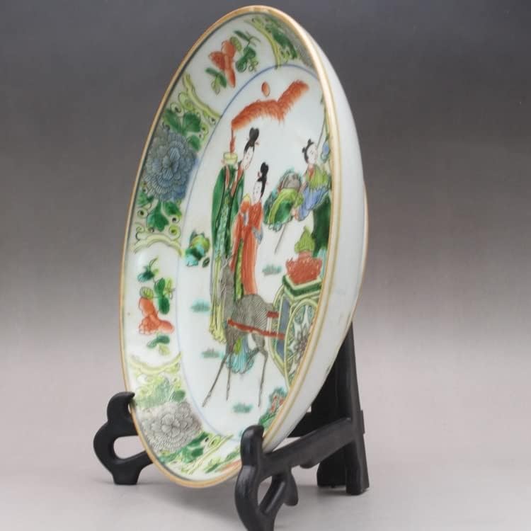 LDCHNH Šarene pastelne karakterne priče Platie antička keramika Antikni porculanska kolekcija
