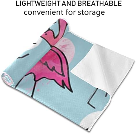 Pokrivač pokrivača ružičasto-flamingo-akvarel-uzorak yoga ručnik joga ručnik