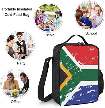 Južnoafrička zastava 17 inča Kombinacija ruksaka sa dijagonalnom ručkom torbom za olovku 3 komada za putovanja