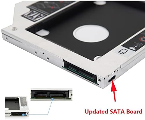 2nd HDD SSD hard disk optički Bay Frame Caddy Adapter za Dell Latitude E5540 sa nosačem prednjeg poklopca